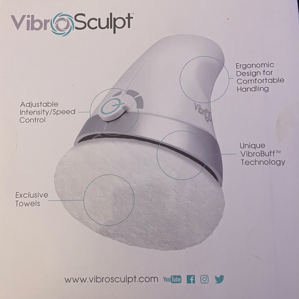 White Handheld Massager